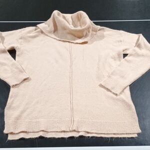 Elegant Beige Turtleneck Sweater